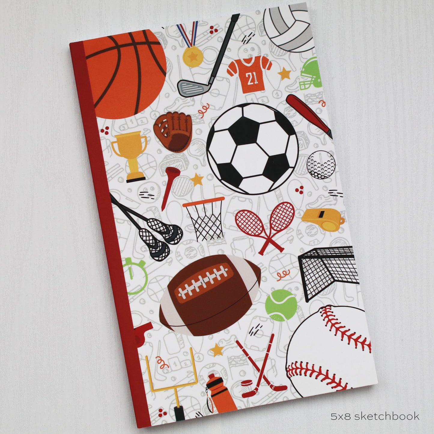 Sports Sketchbook & Notebook