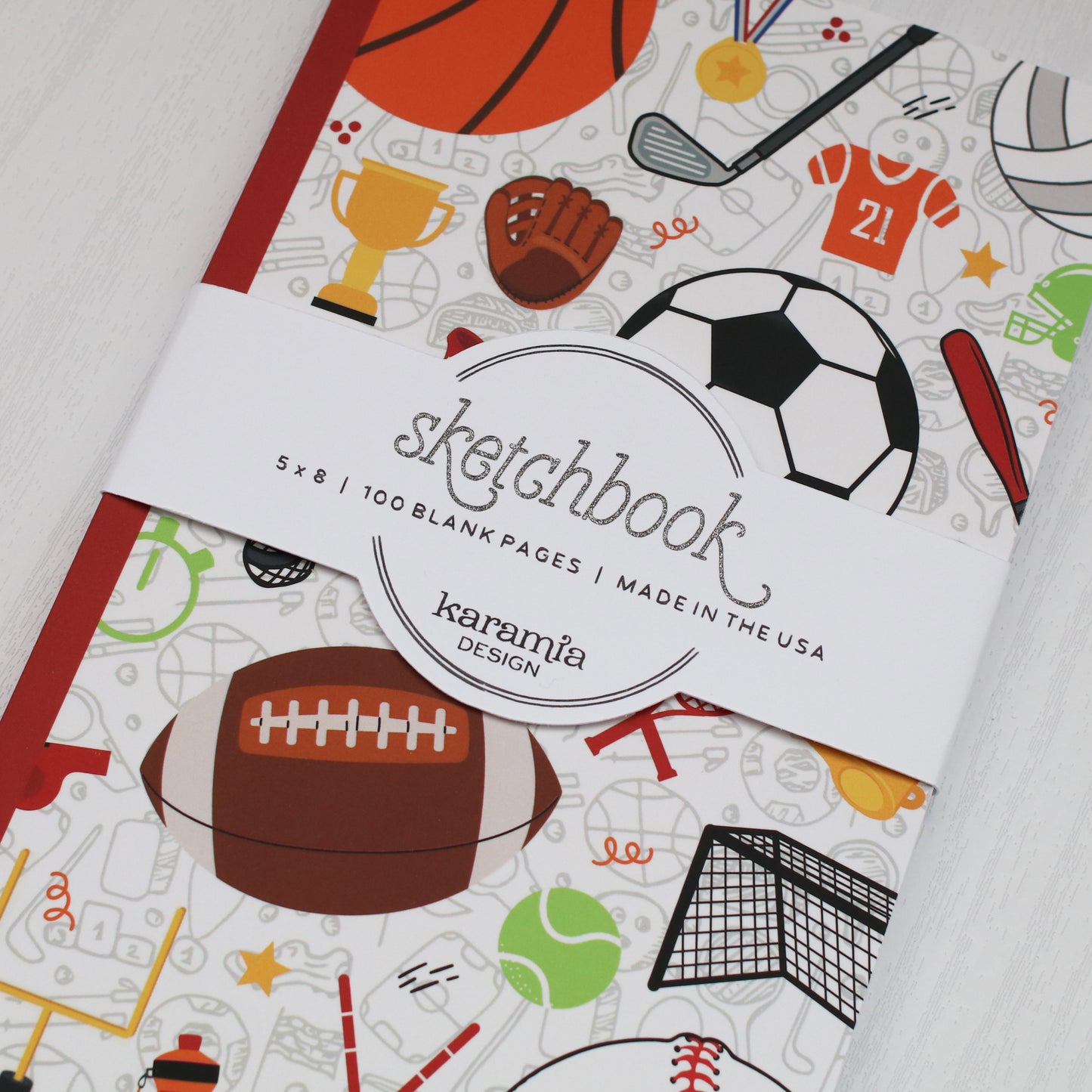 Sports Sketchbook & Notebook