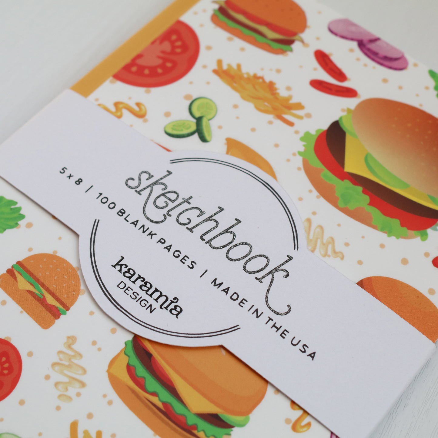 Burger Sketchbook & Notebook