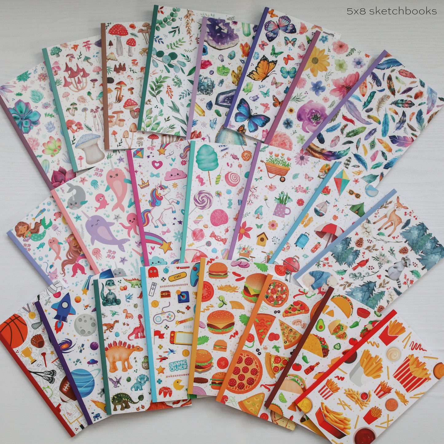 Feathers Sketchbook & Notebook