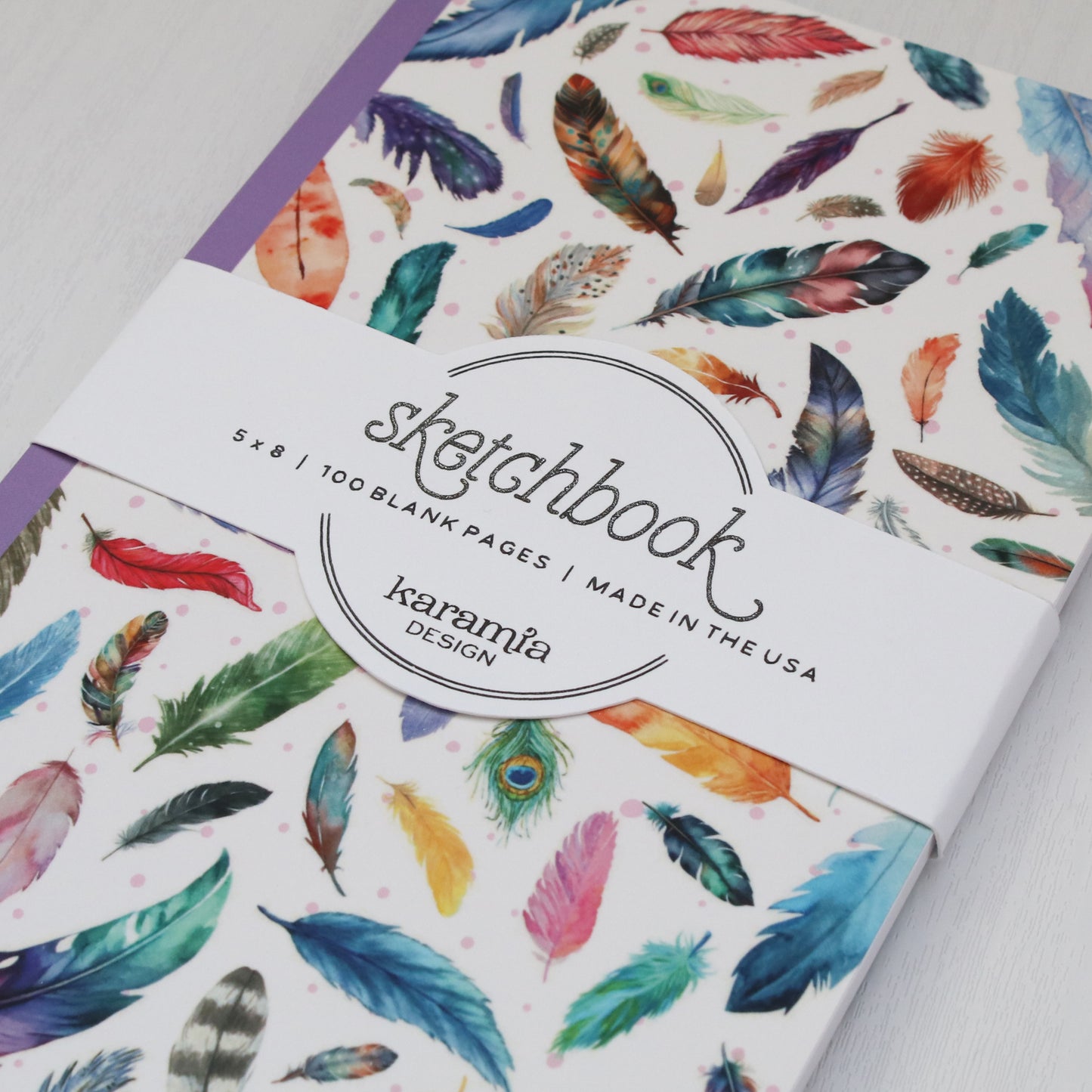 Feathers Sketchbook & Notebook