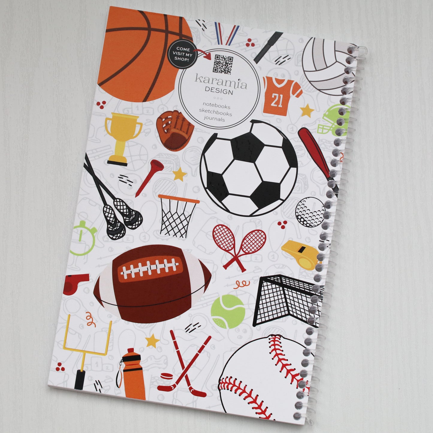 Sports Sketchbook & Notebook