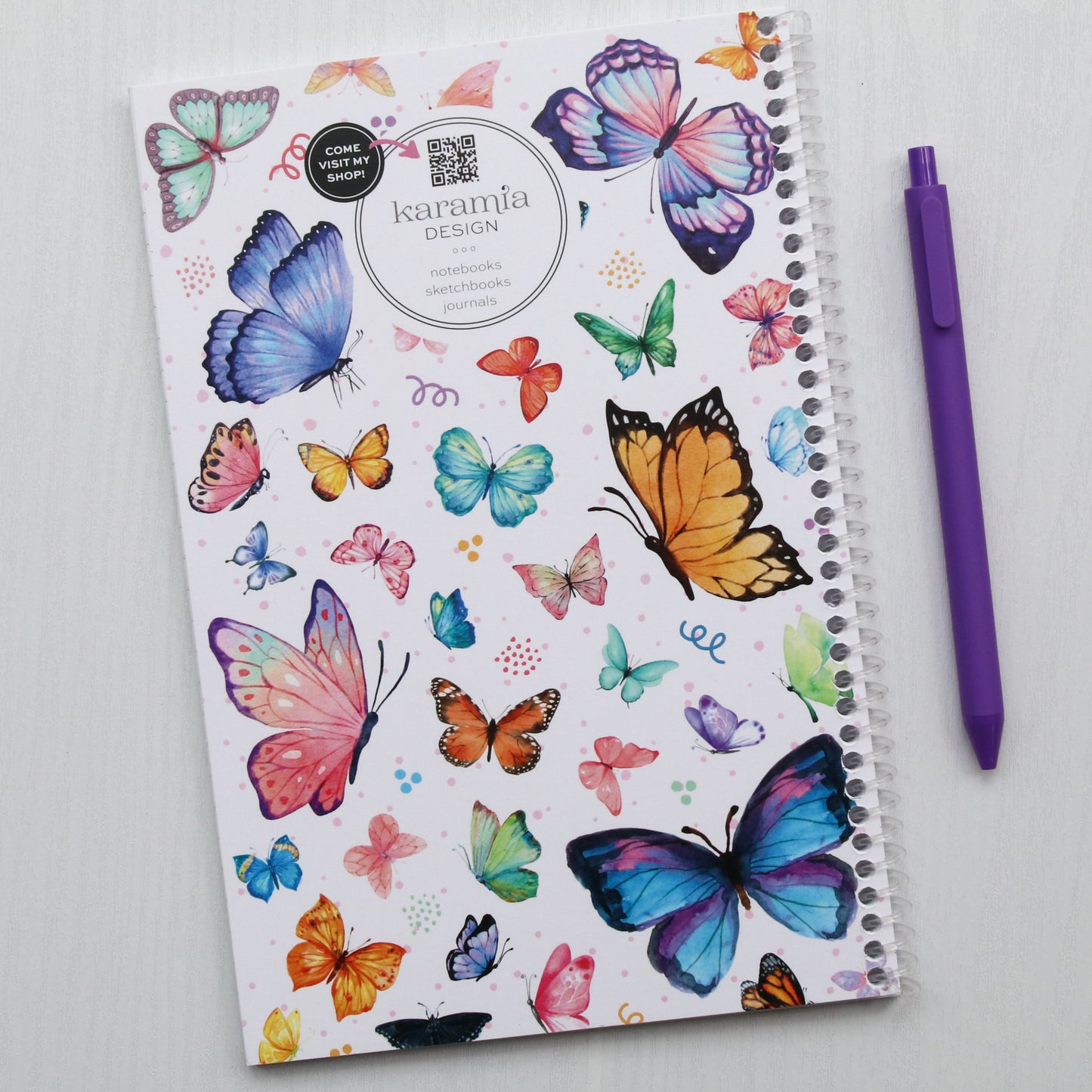 Butterfly Sketchbook & Notebook