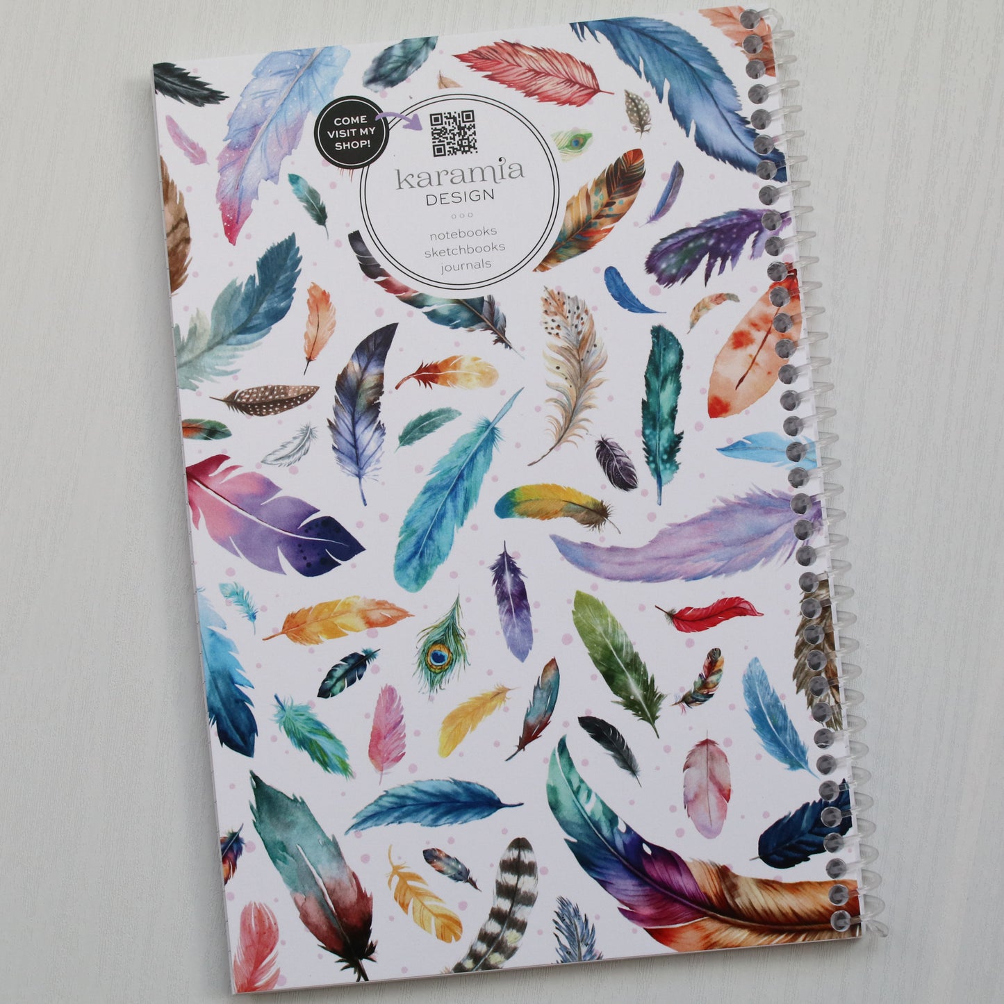 Feathers Sketchbook & Notebook