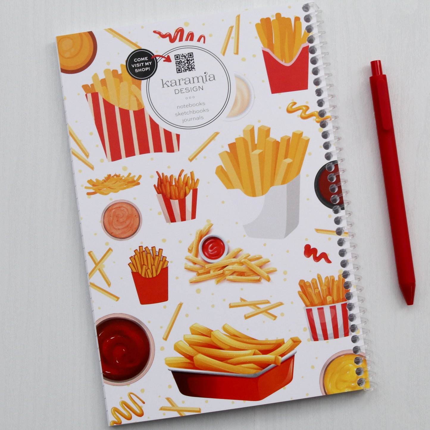 Fries Sketchbook & Notebook