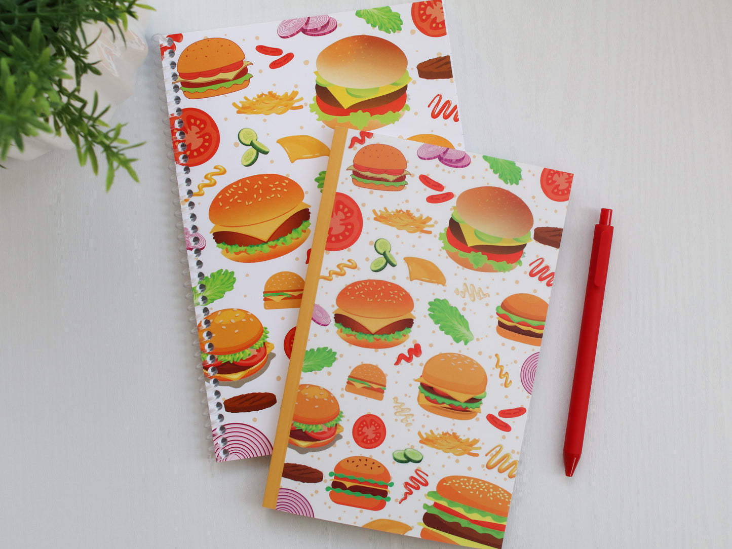 Burger Sketchbook & Notebook