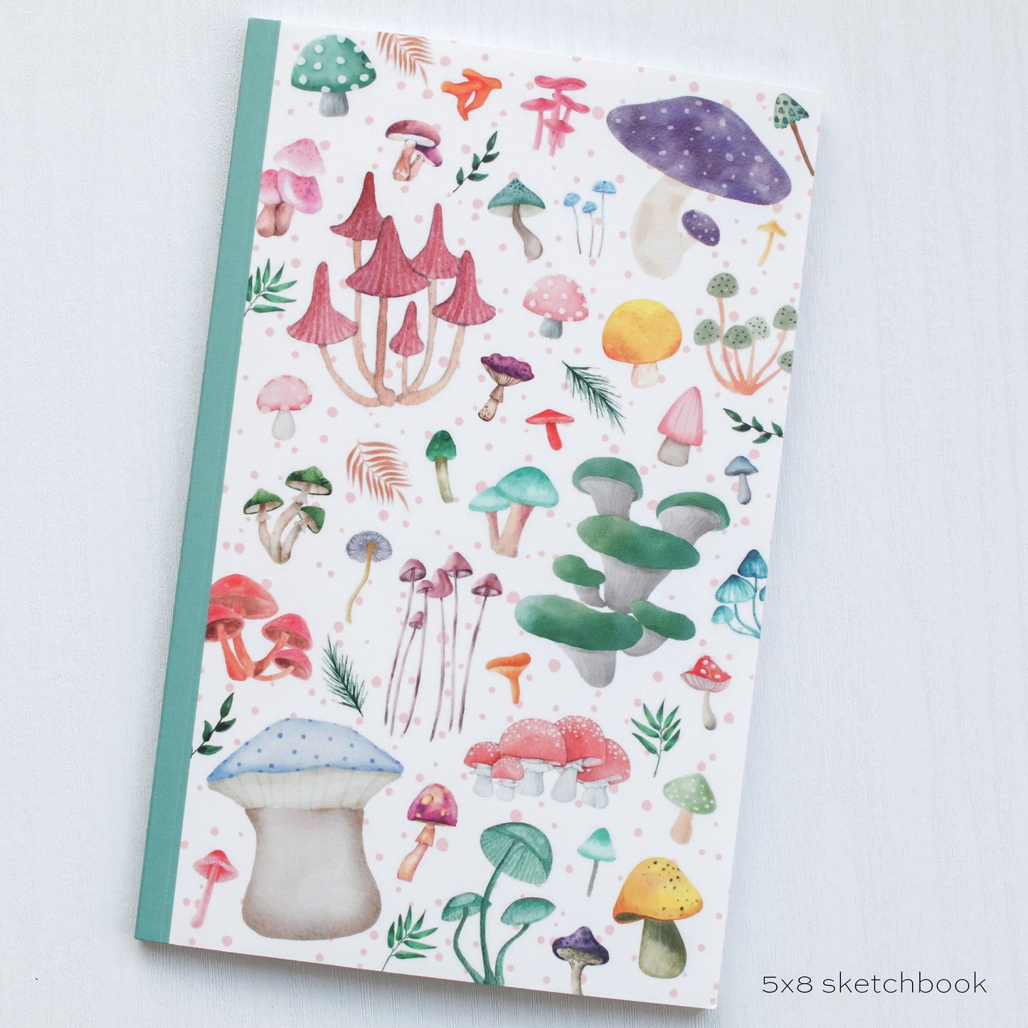 Colorful Mushroom Sketchbook & Notebook