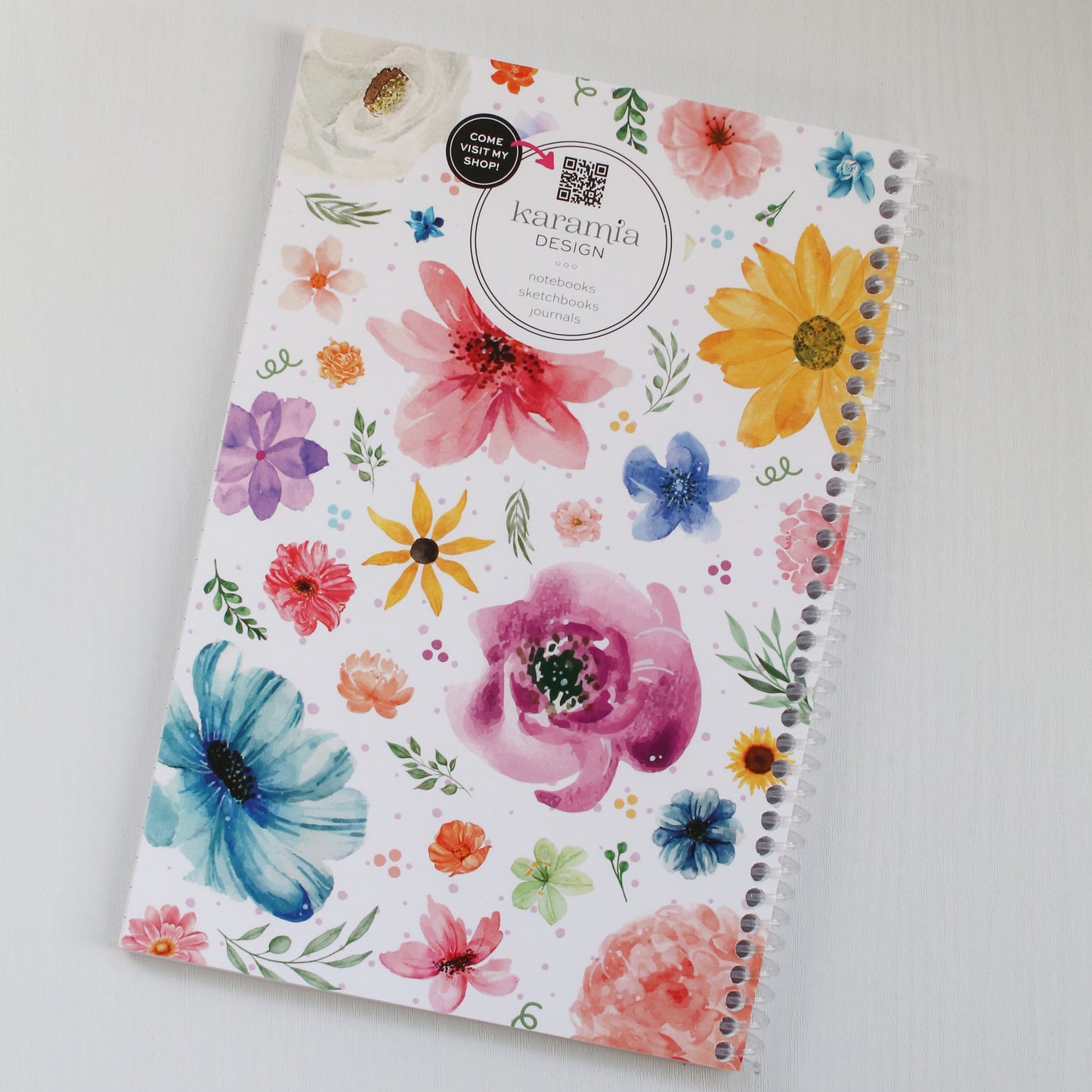 Watercolor Blooms Sketchbook & Notebook