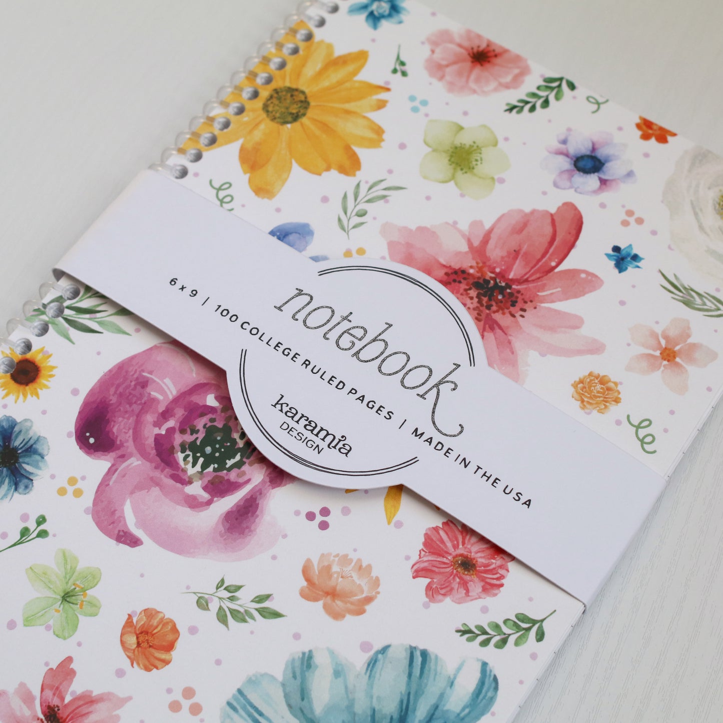 Watercolor Blooms Sketchbook & Notebook