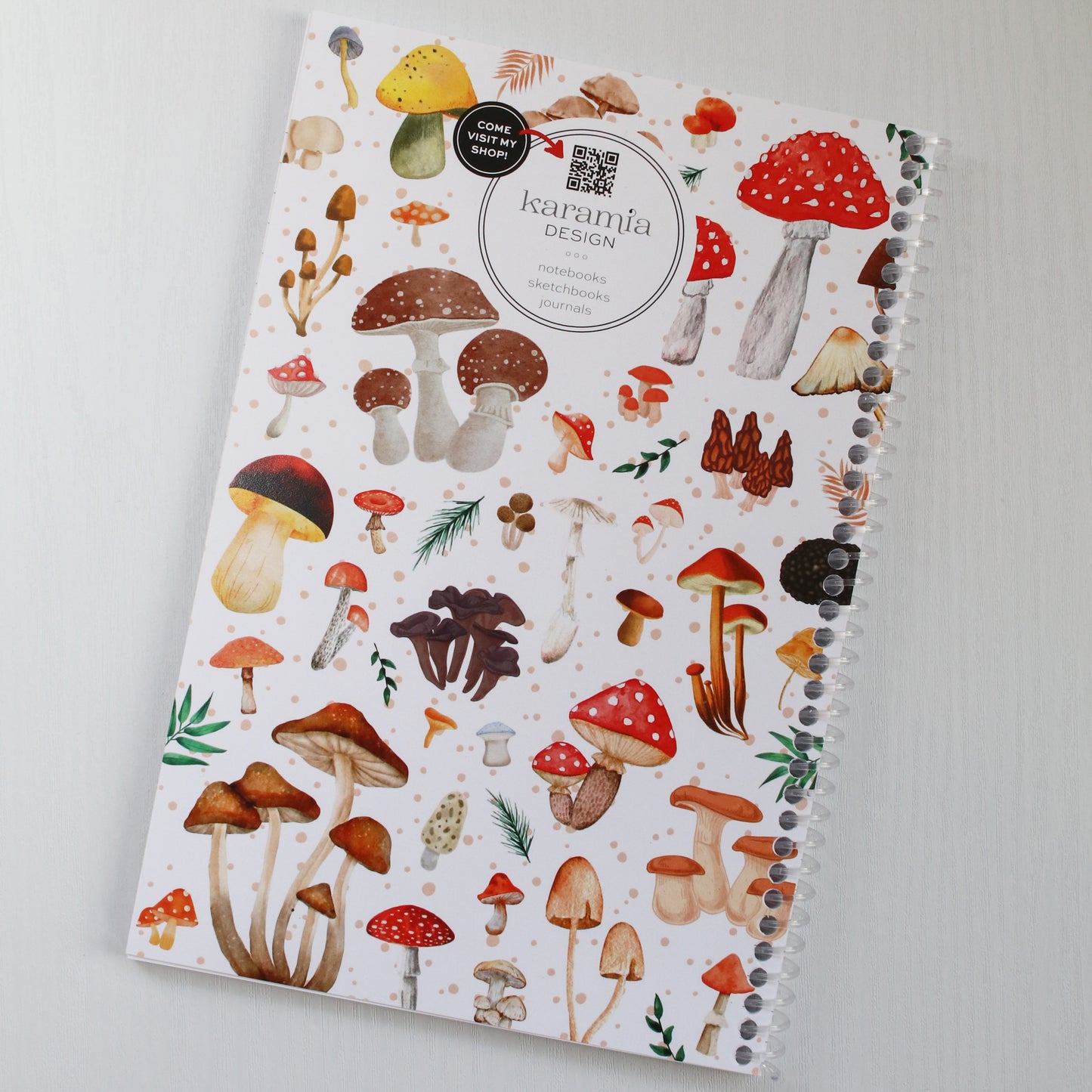 Mushroom Sketchbook & Notebook