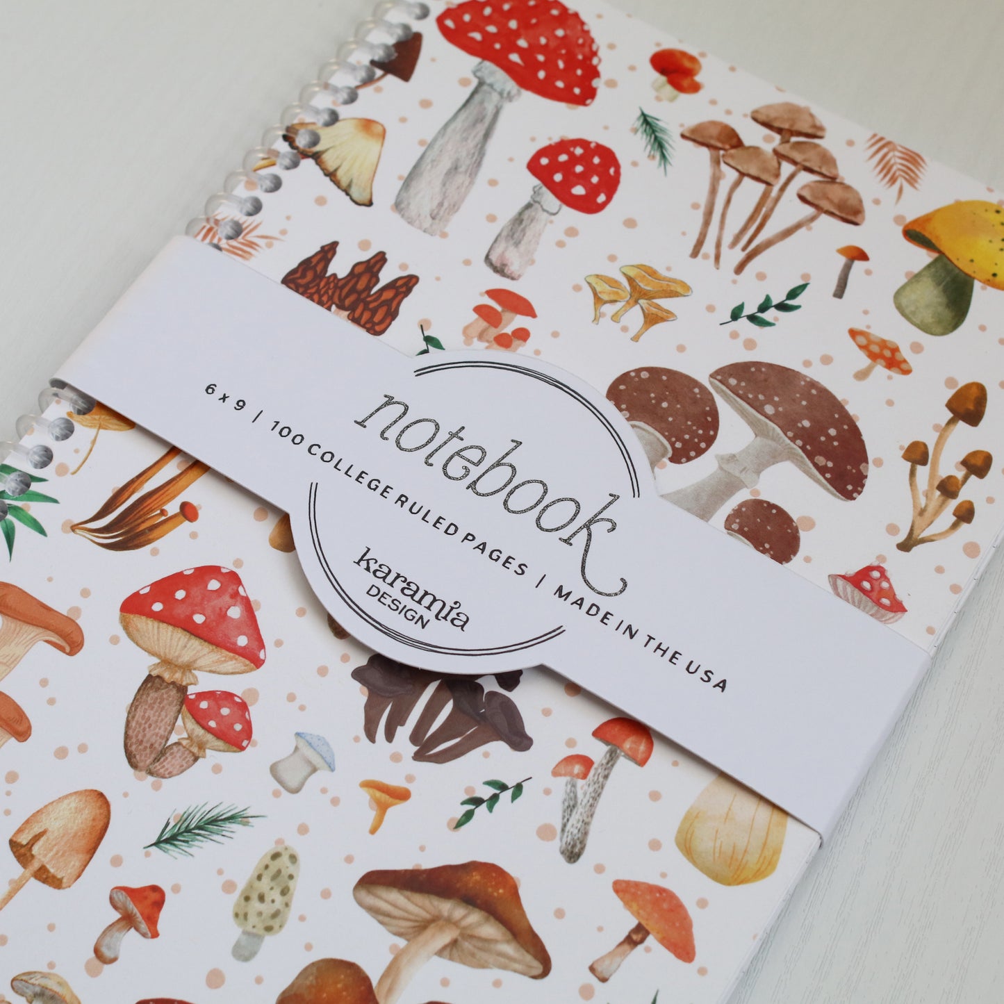 Mushroom Sketchbook & Notebook