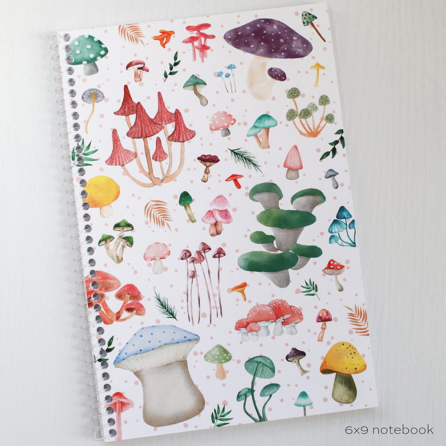 Colorful Mushroom Sketchbook & Notebook