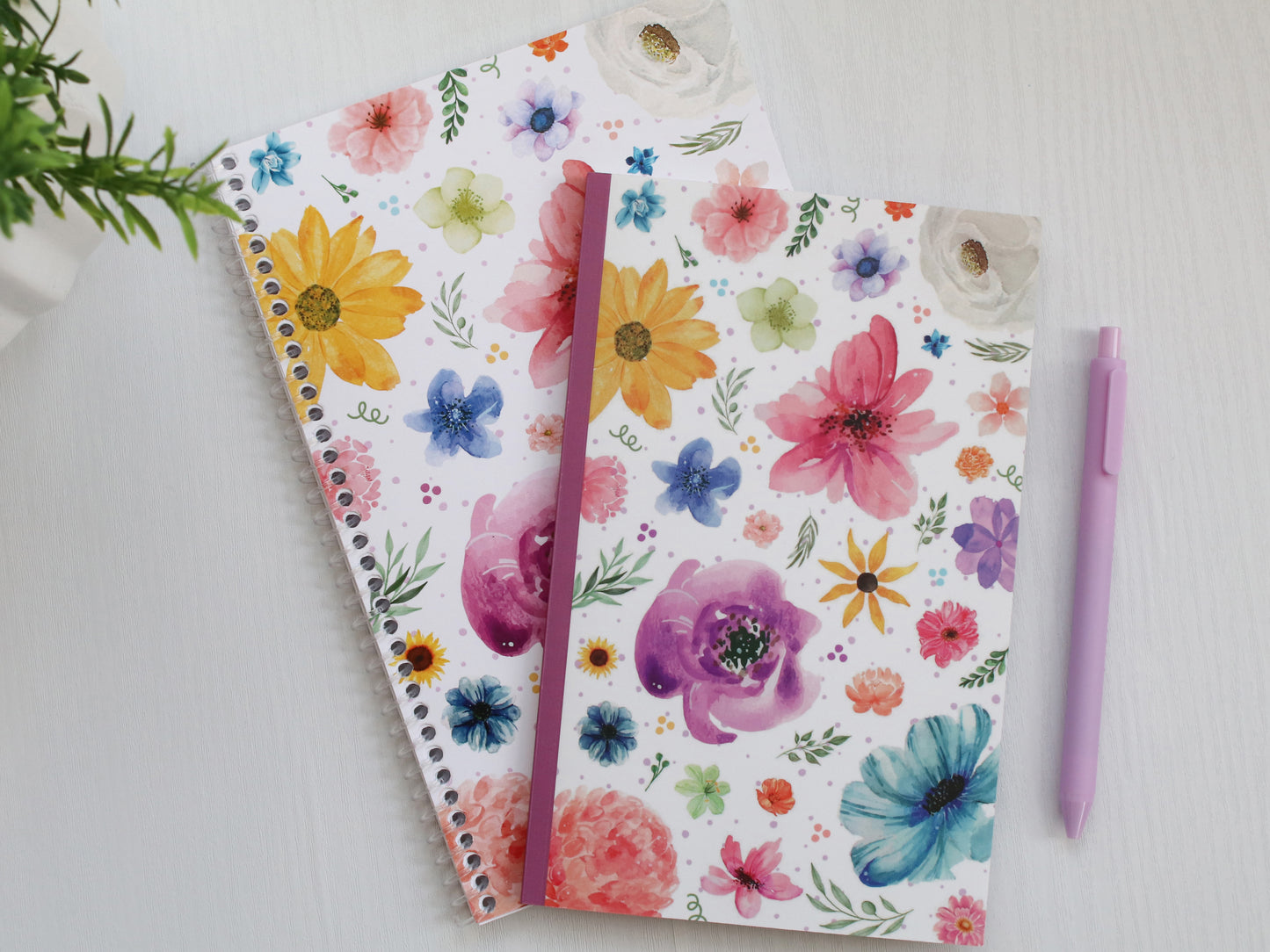 Watercolor Blooms Sketchbook & Notebook