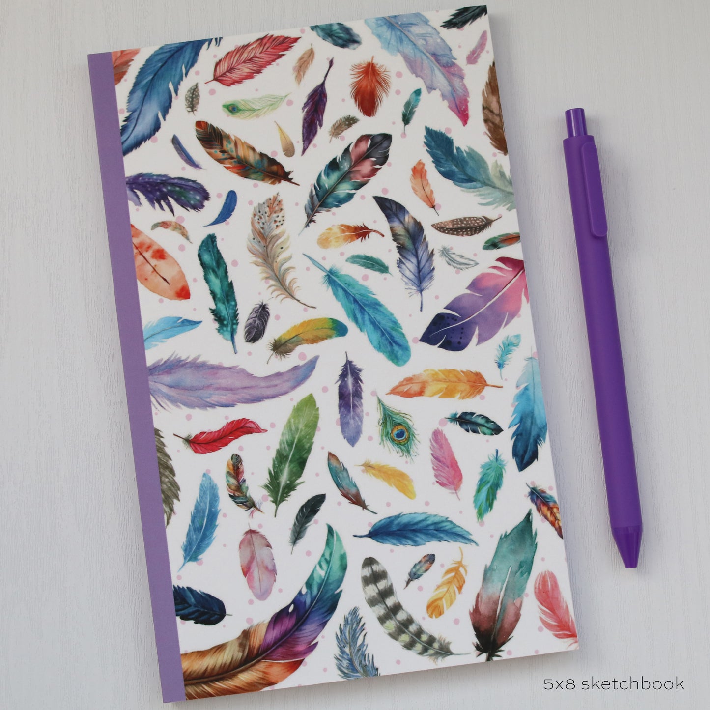 Feathers Sketchbook & Notebook