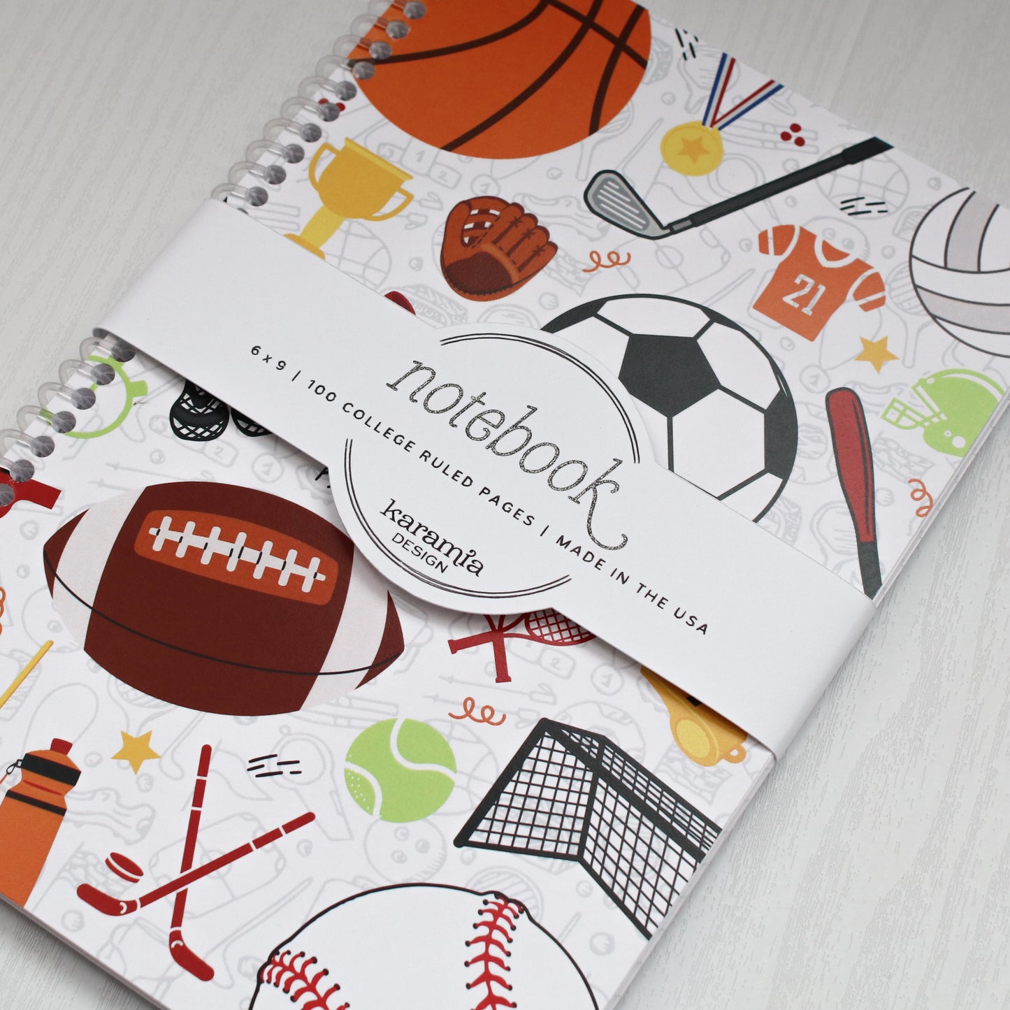 Sports Sketchbook & Notebook