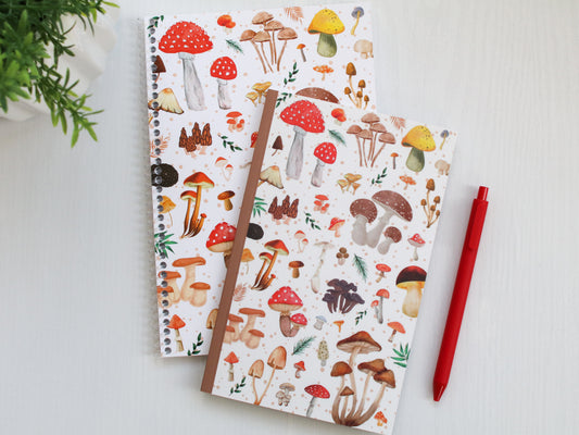 Mushroom Sketchbook & Notebook